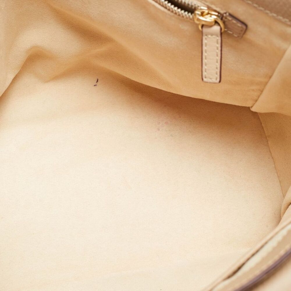 Strathberry Beige Leather Totes Bag - Picture 7 of 7